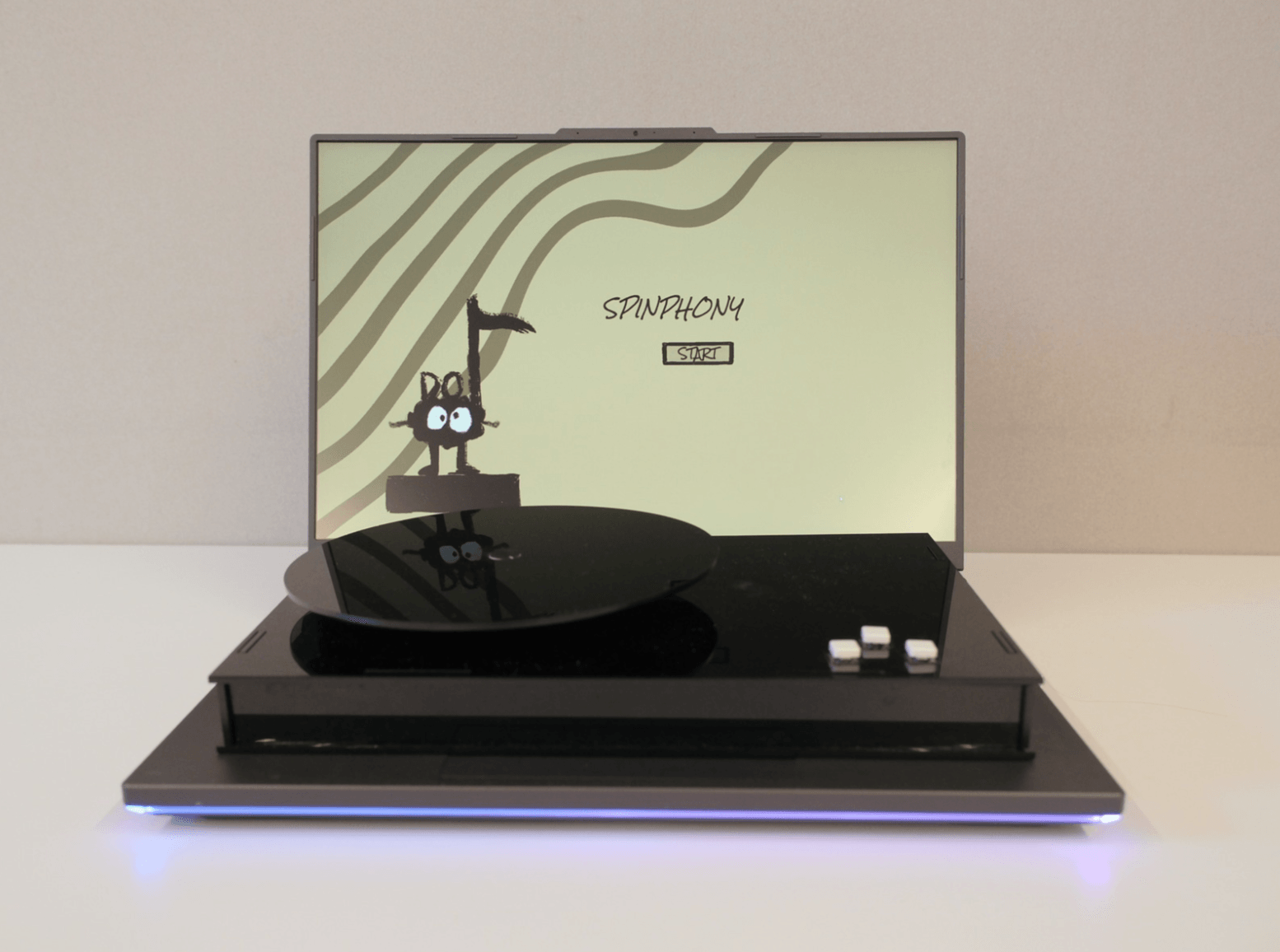 Spinphony gameplay mechanics diagram